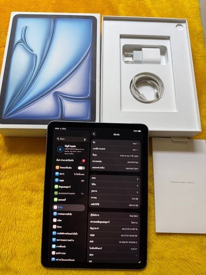 iPad Air6-M2-11นิ้ว-512GB-Cellulra รูปที่ 2