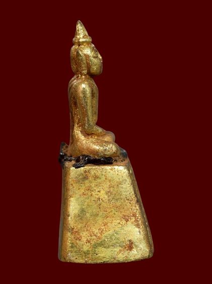 พระยอดธง อุดครั่ง เนื้อทองดอกบวบ กรุวัดพระศรีรัตนมหาธาตุ จ.สุโขทัย รูปที่ 3