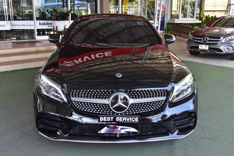 Mercedes-Benz C-Class 2021 C200 Sedan เบนซิน ไม่ติดแก๊ส เกียร์อัตโนมัติ ดำ รูปที่ 2