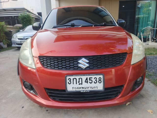Suzuki Swift 2013 1.2 GA Sedan เบนซิน ไม่ติดแก๊ส เกียร์ธรรมดา ส้ม รูปที่ 2