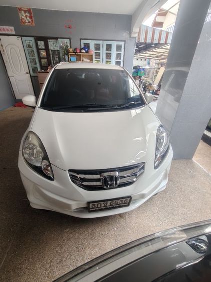 รถ Honda Brio 1.2 Amaze V สี ขาว