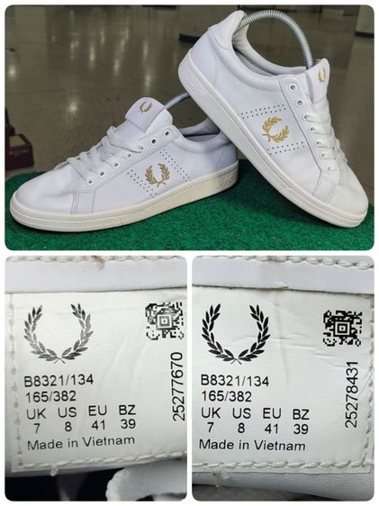 รองเท้า💥FRED PERRY💥ของแท้‼️พื้นนิ่ม เบา สวยๆ เดิมๆ สภาพดี💥มี 3คู่ไซร์ 39,41,43 รูปที่ 14