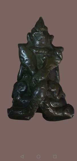 พระอุปคุ​ต​ เนื้อสำริท​ ศิลปะเขมร​ จัดจ้าน รูปที่ 16