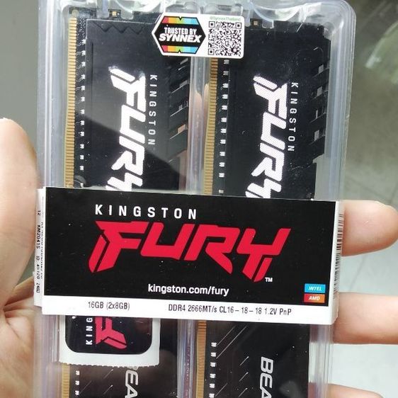 อื่นๆ KINGSTON Fury Beast
16GB (2x8GB) 2666MHz 