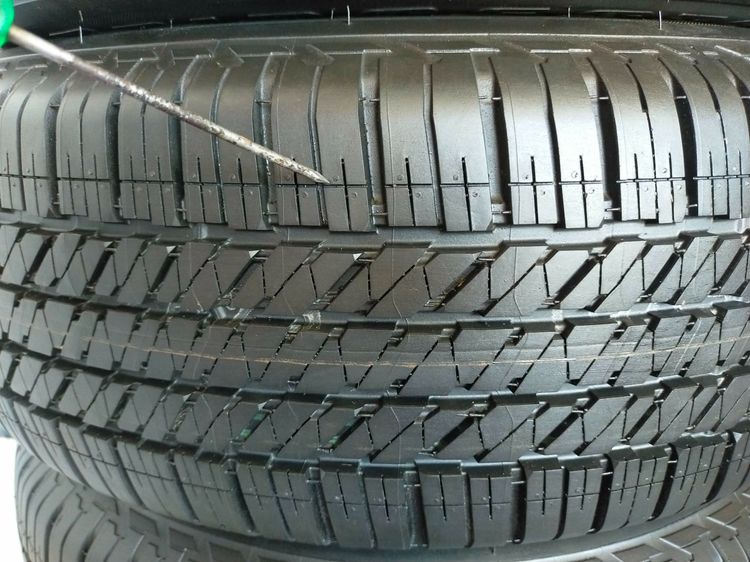 แม็กโตโยต้า ทราโว่ ขอบ18 พร้อมยางบริสโตน 265 60 18 ปลายปี25 แม็กป้ายแดงสีเดิม ตุ่มหน้ายางยังอยู่ทุกเส้น ใส่ revo vigo fortuner รูปที่ 13