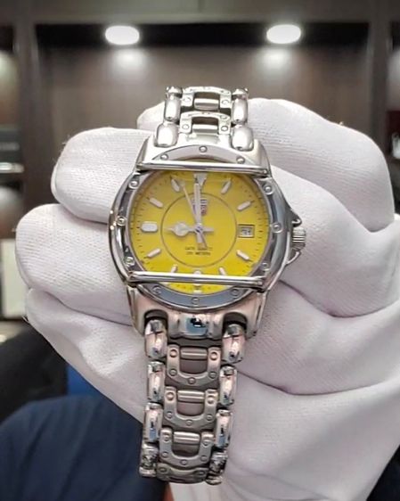 นาฬิกา Elgin USA Guard Diver Yellow Dial Watch แท้ศูนย์