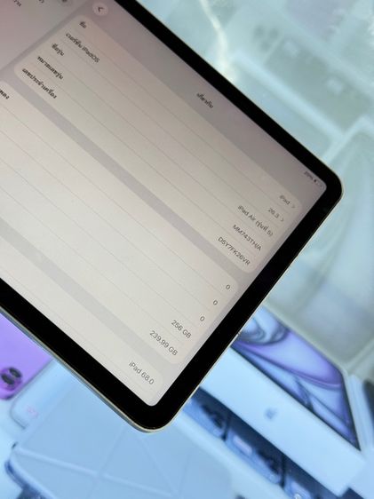 iPad Air5 256GB TH Wifi cellular สุขภาพแบต100 รูปที่ 6