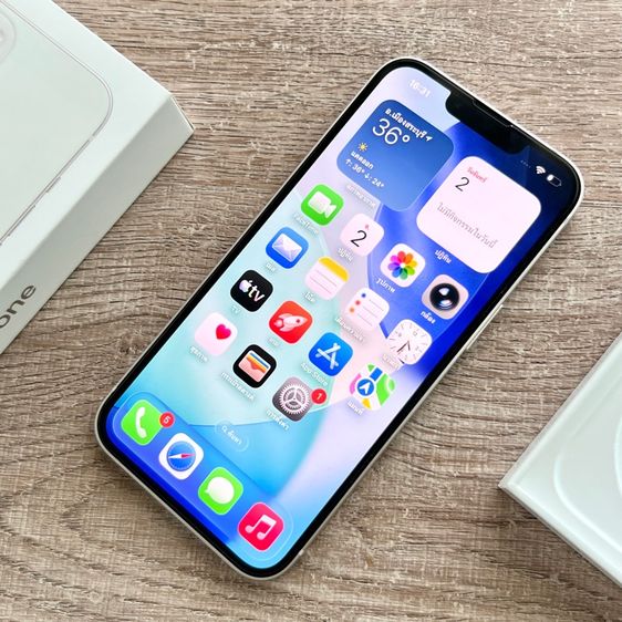 ขายเทิร์น iPhone 13 128 แบต 99 รอบชาร์จ 26 สภาพมือ 1 จำนำตั้งแต่ซื้อจนหมดประกัน รูปที่ 3