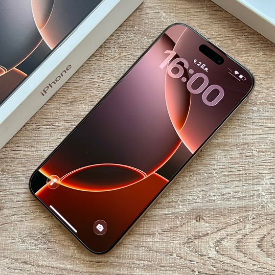 iPhone 16 Pro Max 256 Desert แบต 94 มีรอยถลอกใหญ่ เครื่องเดิมๆ ใช้งานปกติทุกอย่าง ครบกล่อง รูปที่ 2