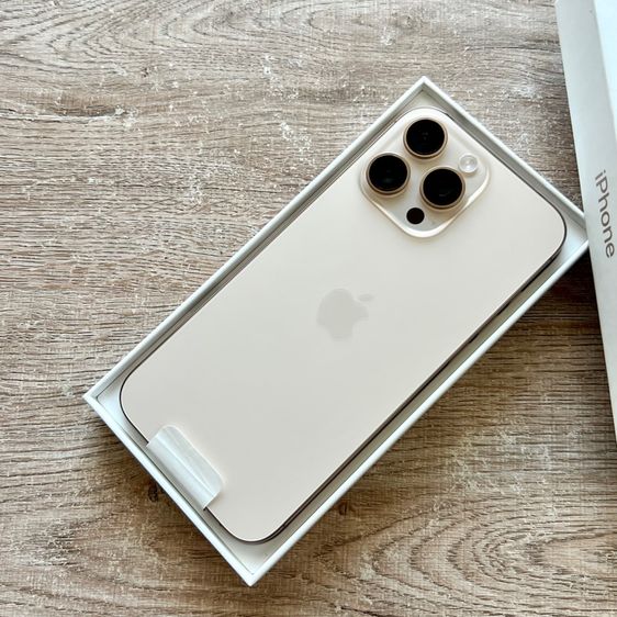 iPhone 16 Pro Max 256 Desert แบต 94 มีรอยถลอกใหญ่ เครื่องเดิมๆ ใช้งานปกติทุกอย่าง ครบกล่อง รูปที่ 5