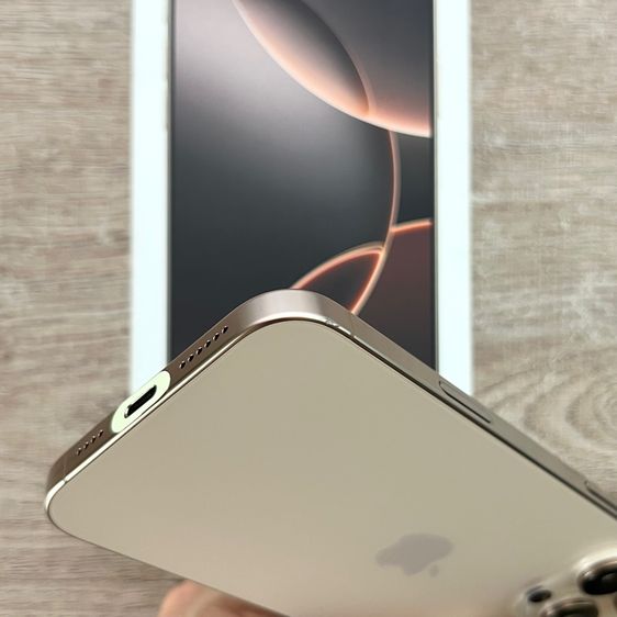 iPhone 16 Pro Max 256 Desert แบต 94 มีรอยถลอกใหญ่ เครื่องเดิมๆ ใช้งานปกติทุกอย่าง ครบกล่อง รูปที่ 14