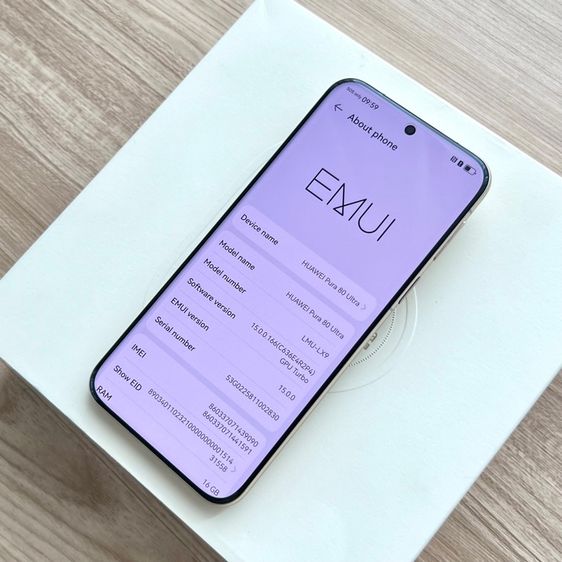 Huawei Pura 80 Ultra 512 ศูนย์ไทย แบต 100 ประกัน ตค 69 สวยกริ๊บ กล้องสวย ครบกล่อง  รูปที่ 4