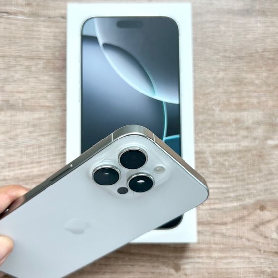 ขายเทิร์น iPhone 16 Pro Max 256 แบต 100 ประกัน เมษา 69 สวยกริ๊บเดิมๆ ใช้ถนอม ครบกล่อง รูปที่ 8