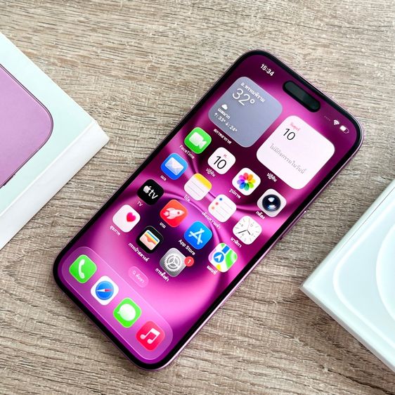 อายุ 3.5 เดือน iPhone 16 128 แบต 100 ประกัน 8 พ.ย.69 สวยไร้ตำหนิ ครบกล่อง ซื้อ AppleCare ได้ รูปที่ 2