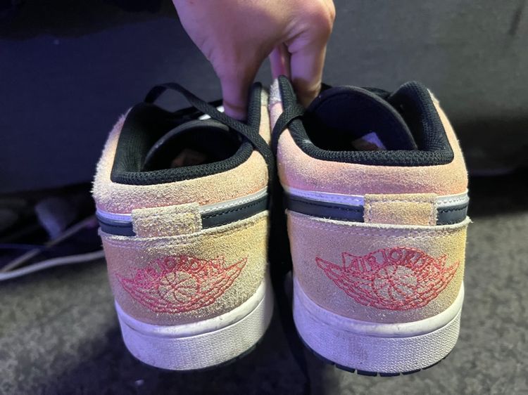 Air Jordan 1 Low SE สี Black Sundial Magic Ember ไซซ์ US9 UK8 รูปที่ 4