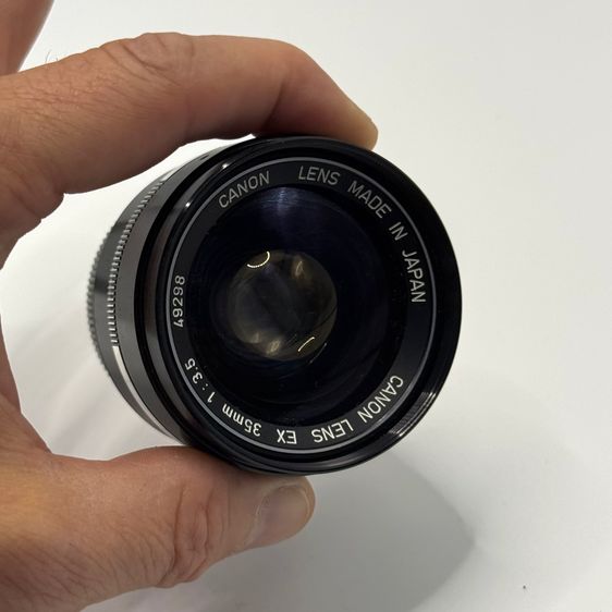 Canon EX 35mm f3.5 เลนส์ฟิกซ์ วินเทจ ครบชุด สภาพสวย รูปที่ 6
