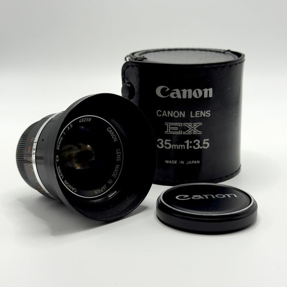 เลนส์ fixed Canon EX 35mm f3.5 เลนส์ฟิกซ์ วินเทจ ครบชุด สภาพสวย