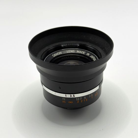 Canon EX 35mm f3.5 เลนส์ฟิกซ์ วินเทจ ครบชุด สภาพสวย รูปที่ 4