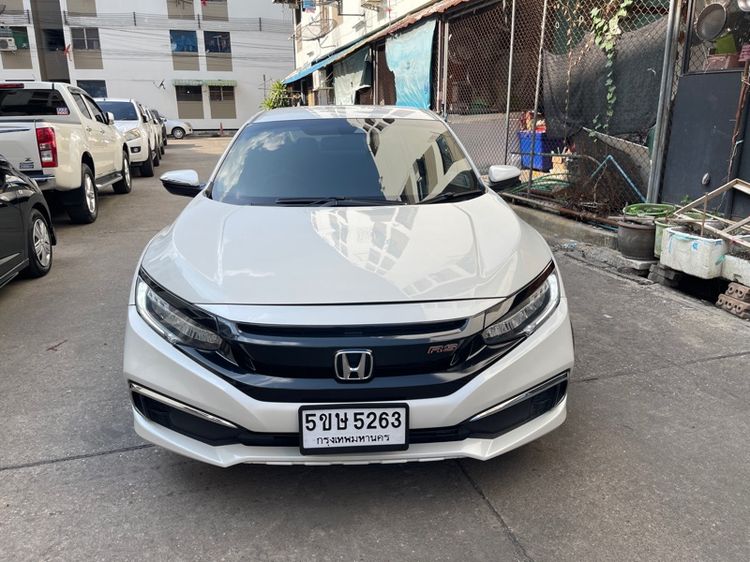 Honda Civic 2020 1.5 Turbo RS Sedan เบนซิน ไม่ติดแก๊ส เกียร์อัตโนมัติ ขาว รูปที่ 3