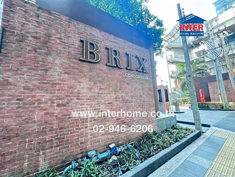 คอนโดมิเนียม 34.9 ตร.ม. บริกซ์คอนโดมิเนียม จรัญ64 ใกล้ MRTสถานีสิรินธร แยกสิรินธร ถนนจรัญสนิทวงศ์ ถนนบรมราชชนนี เขตบางพลัด กรุงเทพมหานคร รูปที่ 2
