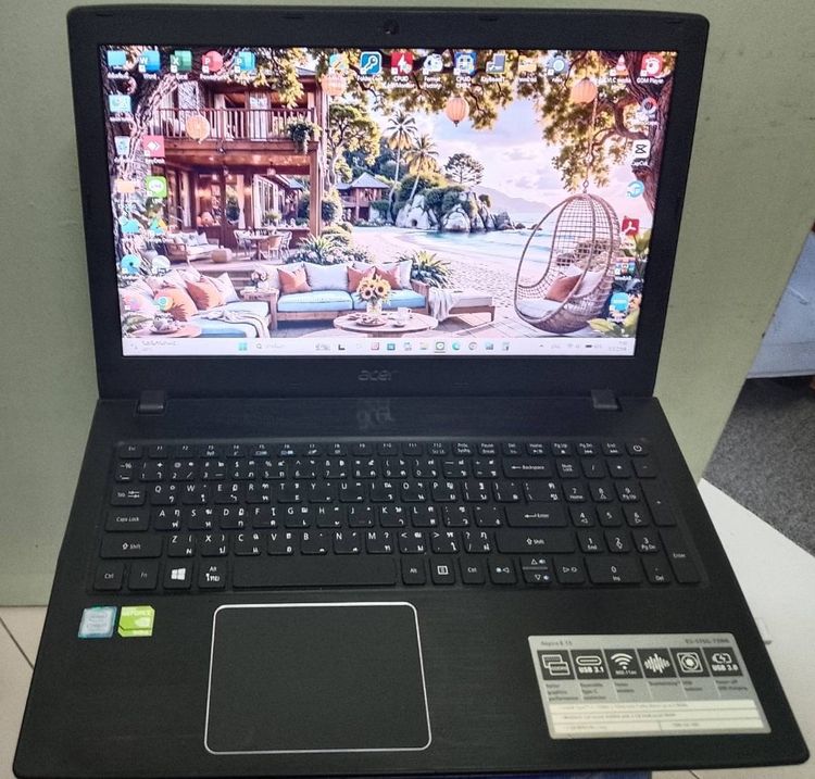 Aspire series วินโดว์ 8 กิกะไบต์ HDMI ไม่ใช่ ACER Aspire E5-575G หน้าจอ 15.6 นิ้ว ราคา 4,980.-บาท ใช้งานทั่วไป และเล่นเกมส์ไม่หนักมากได้  จัดส่งฟรี ทั่วประเทศ 