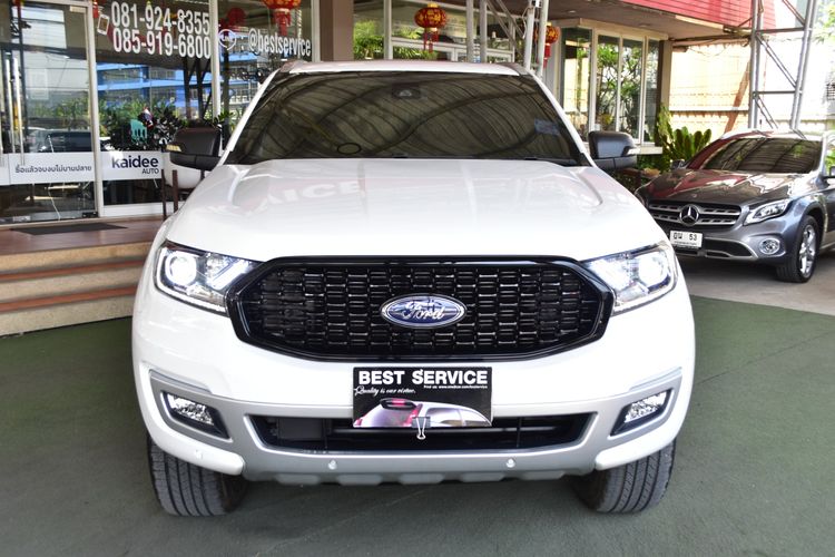 Ford Everest 2018 2.2 Titanium+ Utility-car ดีเซล ไม่ติดแก๊ส เกียร์อัตโนมัติ ขาว รูปที่ 2