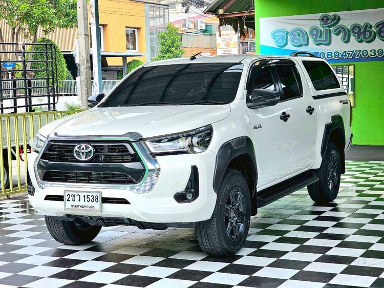 Toyota Hilux Revo 2022 Double Cab 2.4 Mid Prerunner Pickup ดีเซล ไม่ติดแก๊ส เกียร์อัตโนมัติ ขาว รูปที่ 2