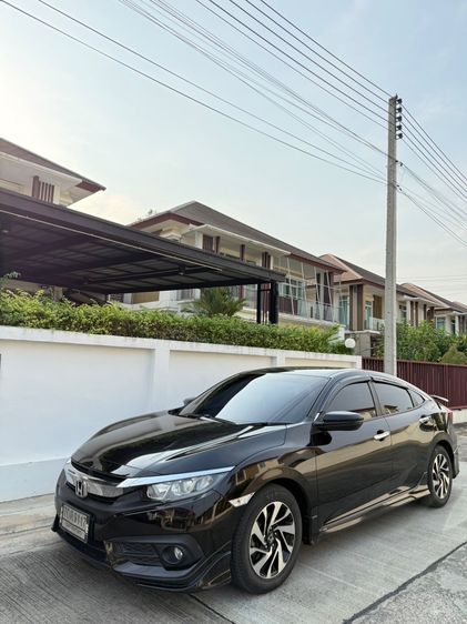 Honda Civic 2018 1.8 EL i-VTEC Sedan เบนซิน ไม่ติดแก๊ส เกียร์อัตโนมัติ ดำ รูปที่ 3