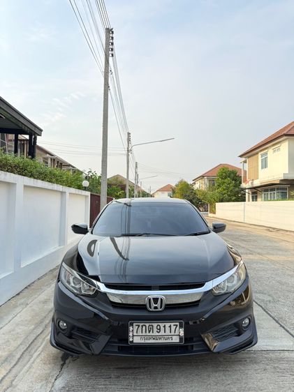 Honda Civic 2018 1.8 EL i-VTEC Sedan เบนซิน ไม่ติดแก๊ส เกียร์อัตโนมัติ ดำ รูปที่ 2