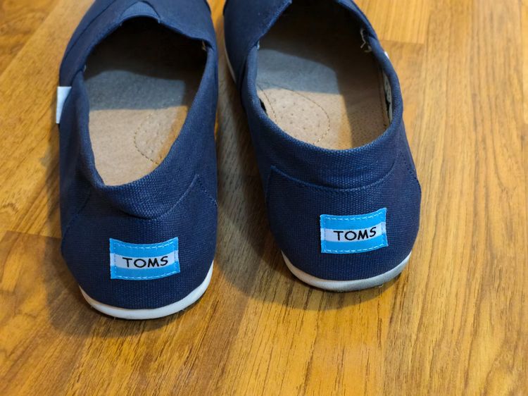 TOMS Classic Navy Canvas US 9 รูปที่ 5