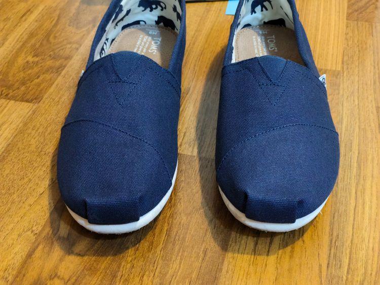 TOMS Classic Navy Canvas US 9 รูปที่ 6