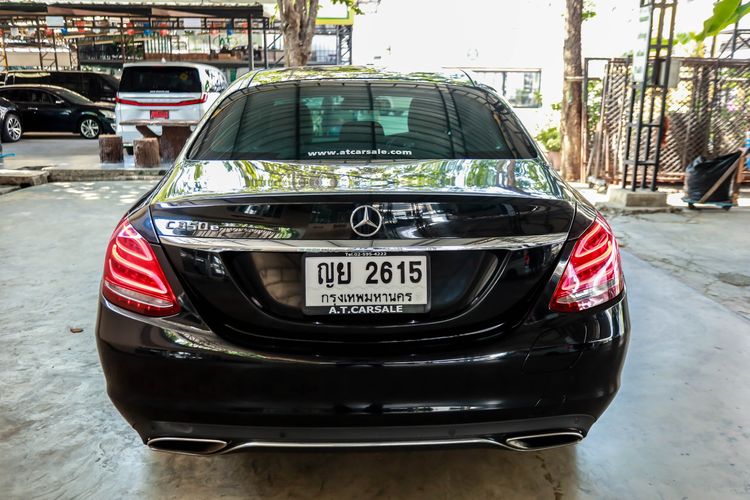 Mercedes-Benz C-Class 2016 C350 Sedan ไฮบริด ไม่ติดแก๊ส เกียร์อัตโนมัติ ดำ รูปที่ 2