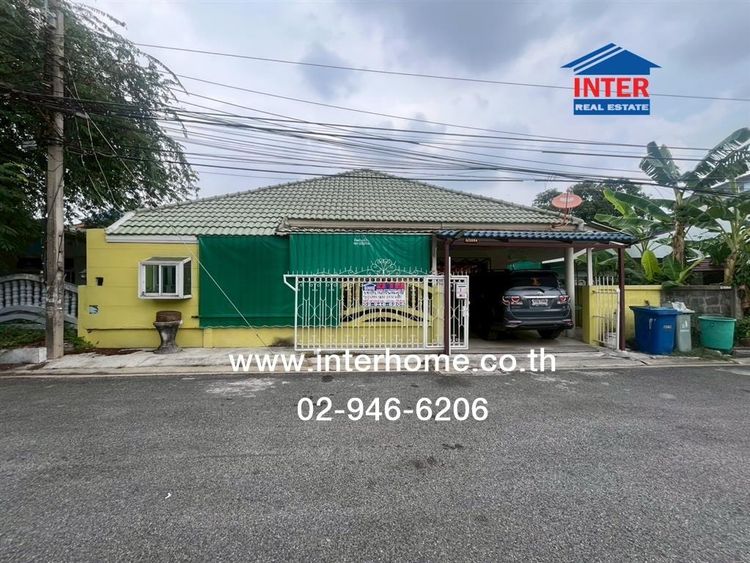 บ้านเดี่ยว 1 ชั้น 55 ตร.ว. บ้านเดี่ยว ซอยชุมชนพัฒนา52 ซอย1 ซอยพหลโยธิน52 ใกล้ BTSสะพานใหม่ ตรงข้ามตลาดยิ่งเจริญ(สะพานใหม่) เขตสายไหม กรุงเทพ