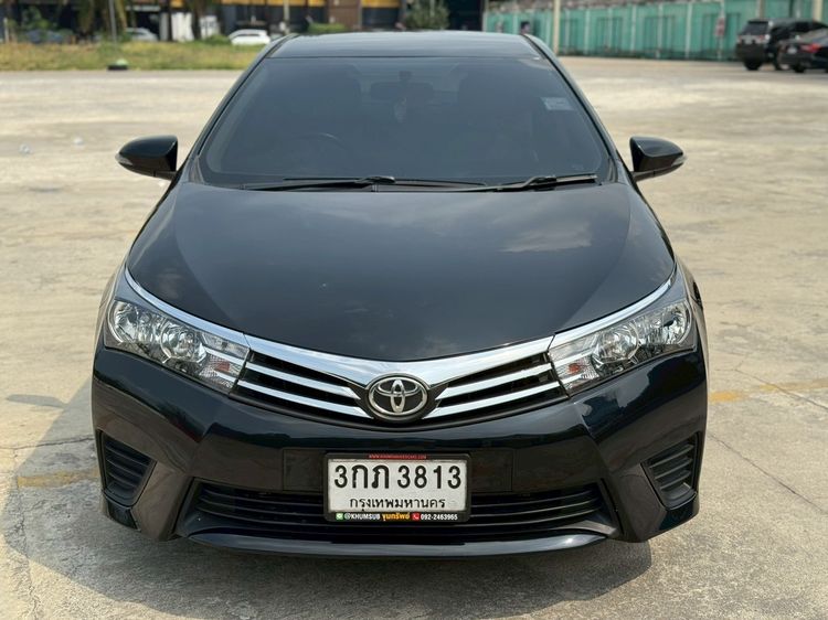 Toyota Altis 2014 1.6 G Sedan เบนซิน ไม่ติดแก๊ส เกียร์อัตโนมัติ ดำ รูปที่ 2