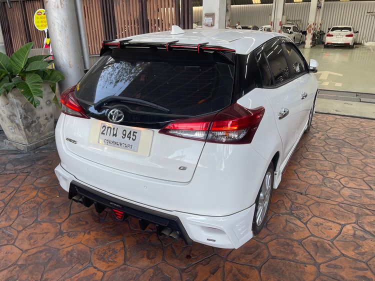 Toyota Yaris 2018 1.2 G Sedan เบนซิน ไม่ติดแก๊ส เกียร์อัตโนมัติ ขาว รูปที่ 4