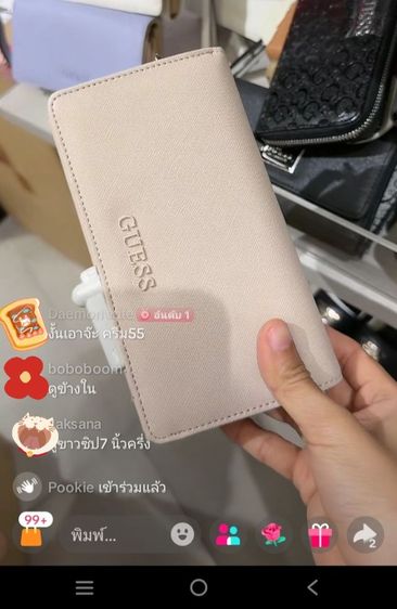  Guess ของแท้ มือ1 จากช็อป ปล่อยต่อ ไม่ได้ใช้ สีไม่ถูกโฉลก