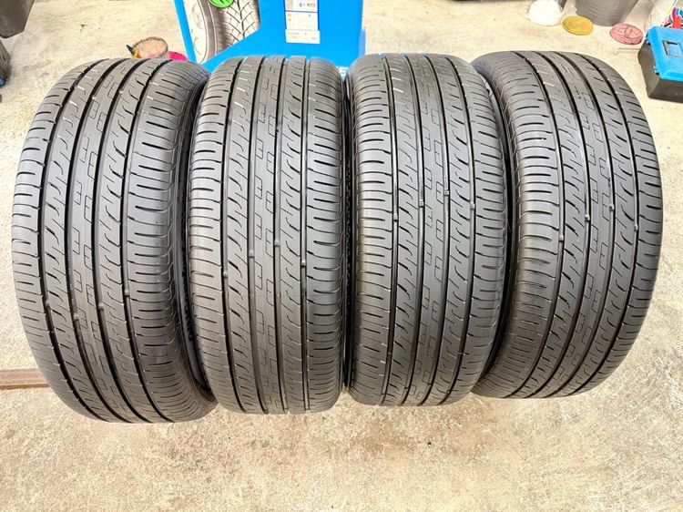 ยางถอดป้ายแดงขอบ 19” ยี่ห้อ GITI  รุ่น GITICOMFORT 225V1 ขนาด 235-5019 ปี 25 ตุ่มหน้ายางยังอยู่ครบ รูปที่ 9