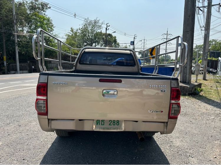 Toyota Hilux Vigo 2006 2.5 G Pickup ดีเซล ไม่ติดแก๊ส เกียร์ธรรมดา บรอนซ์ทอง รูปที่ 4