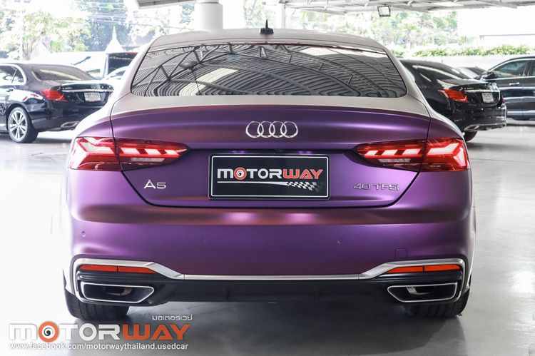 Audi Audi A5  2022 Sportback 40 TFSI S-Line Sedan เบนซิน เกียร์อัตโนมัติ ขาว รูปที่ 4