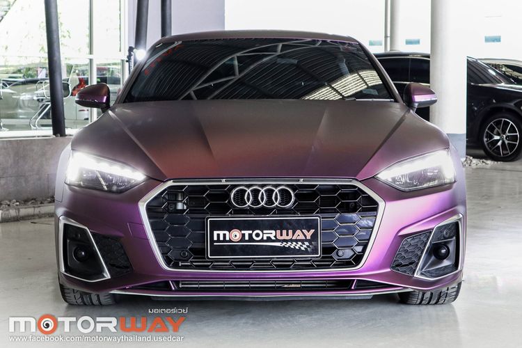 Audi Audi A5  2022 Sportback 40 TFSI S-Line Sedan เบนซิน เกียร์อัตโนมัติ ขาว รูปที่ 3