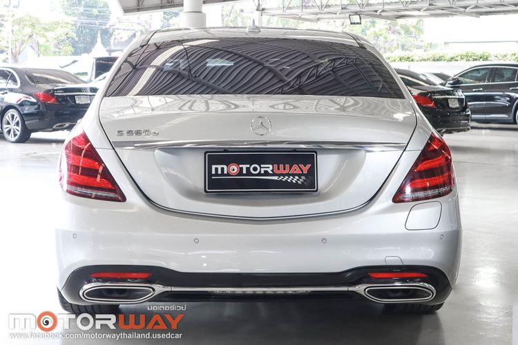 Mercedes-Benz S-Class 2021 S560 Sedan ปลั๊กอินไฮบริด (PHEV) เกียร์อัตโนมัติ บรอนซ์เงิน รูปที่ 4