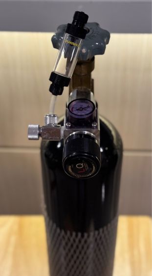 ถัง CO₂ กระบอกแก๊ส ถัง CO2 เหล็ก 3 ลิตร  รูปที่ 2