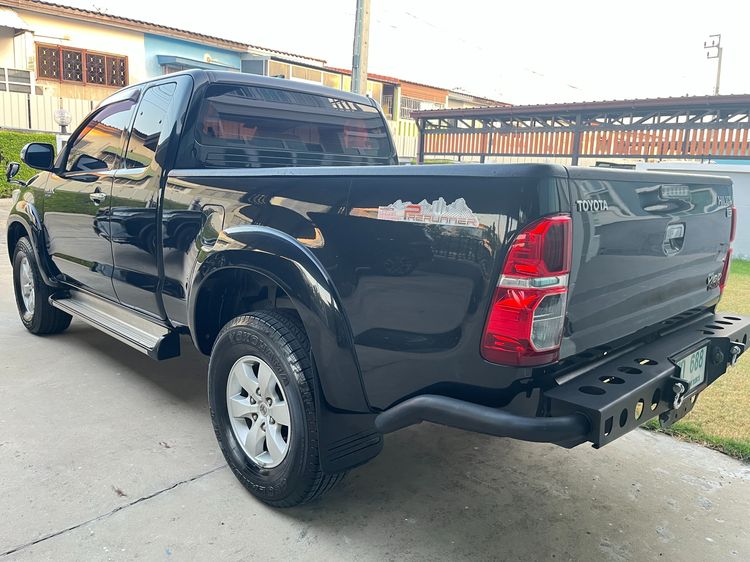 Toyota Hilux Vigo Champ 2013 Smart Cab 2.5 E VNT Prerunner Pickup ดีเซล ไม่ติดแก๊ส เกียร์ธรรมดา ดำ รูปที่ 3