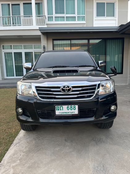 รถ Toyota Hilux Vigo Champ Smart Cab 2.5 E VNT Prerunner สี ดำ