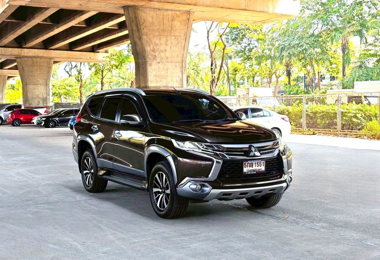 Mitsubishi Pajero Sport 2017 2.4 GT Premium 4WD Utility-car ดีเซล ไม่ติดแก๊ส เกียร์อัตโนมัติ น้ำตาล รูปที่ 3