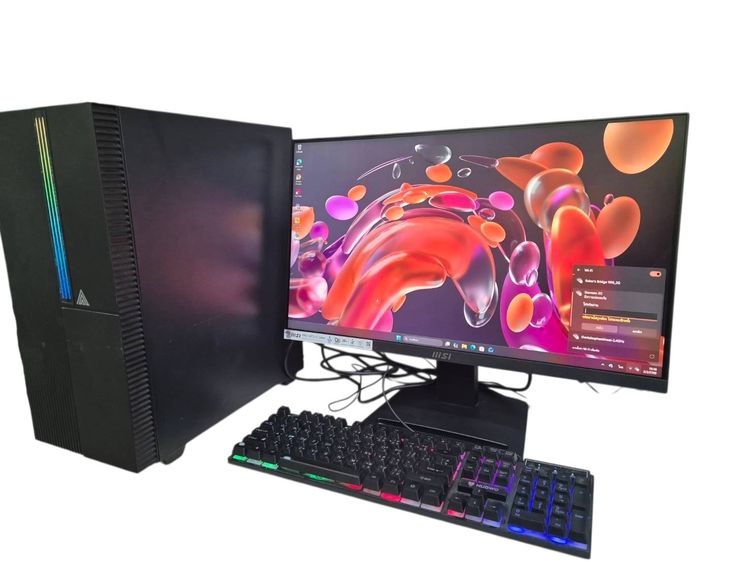 คอมเกมมิ่ง i3-12100 + RTX 2060 + SSD 1TB + จอ MSI 24" 100Hz พร้อมใช้งาน