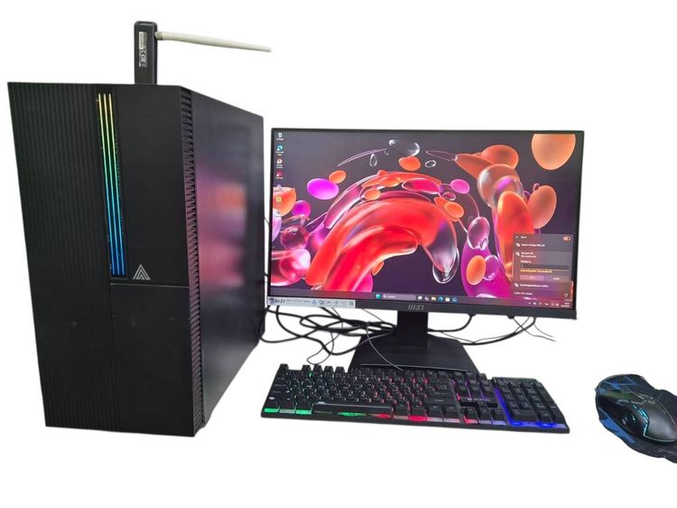คอมเกมมิ่ง i3-12100 + RTX 2060 + SSD 1TB + จอ MSI 24" 100Hz พร้อมใช้งาน รูปที่ 2