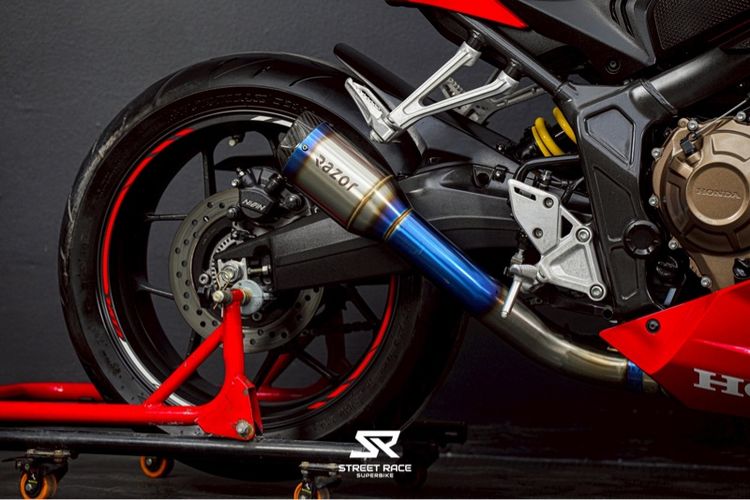 cbr650r ปี 2022 สีแดง  ไมล์เพียง 3,5xx กม. รูปที่ 8