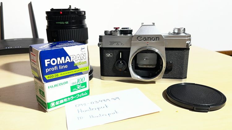 กล้องฟิล์ม Canon FTb QL พร้อมเลนส์ Canon FD 35 105mm f 3.5 รูปที่ 11