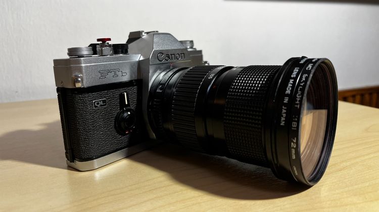 กล้องฟิล์ม Canon FTb QL พร้อมเลนส์ Canon FD 35 105mm f 3.5 รูปที่ 4